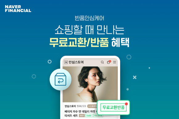 반품안심케어 안내페이지 관련 이미지 [사진=네이버파이낸셜]