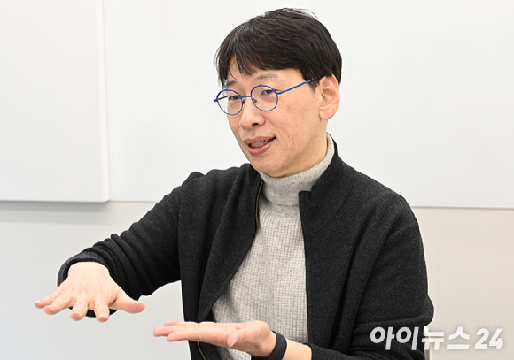 전병곤 프렌들리AI 대표가 30일 서울 강남구 프렌들리AI 사옥에서 아이뉴스24와 인터뷰를 하고 있다. [사진=곽영래 기자]