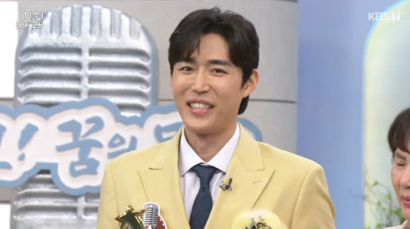 '아침마당'에 출연한 정성이 소감을 밝히고 있다. [사진=KBS 방송화면 캡처]