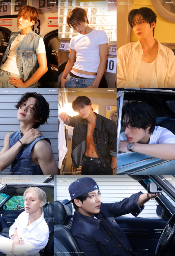 에이티즈 미니 12집 '골든 아워 : 파트 3(GOLDEN HOUR : Part.3)' 앨범 포토 [사진= KQ엔터테인먼트]