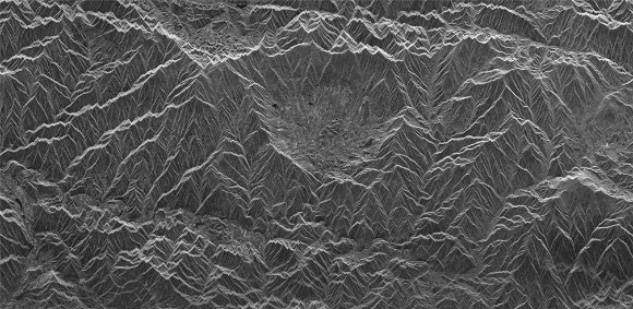  차세대소형위성2호 영상레이다 시험관측 사진. 대한민국 설악산 국립공원 및 속초 일대. 2023.08.21 [사진=KAIST]