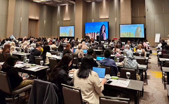 2월 13일 인도네시아 자카르타에서 개최된 &lsquo;코스맥스 이노베이션 콘퍼런스 2026&rsquo; 행사 전경 [사진=코스맥스]