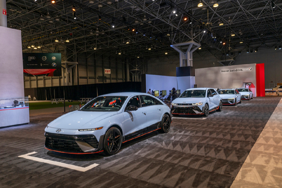 현대차가 1일(현지시간) '2026 뉴욕 국제 오토쇼'에서 '볼더'&nbsp;콘셉트를 세계 최초로 공개하고 있다. [사진=현대자동차]