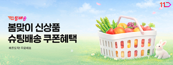 11번가는 오는 31일까지 '봄맞이 장보기 할인전'을 진행한다. [사진=11번가]