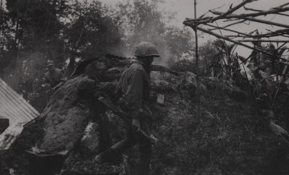 베트남 전쟁 중이었던 1968년 2월12일 일어난 '퐁니·퐁넛 민간인 학살사건' 직후 미군이 촬영한 퐁니·퐁넛 마을 모습이다. [사진=응우옌티탄씨 소송대리인단 제공]
