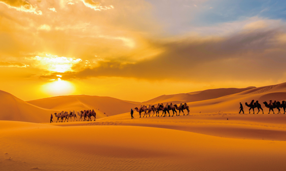 오르도스, 인컨타라 사막. [사진=모두투어]