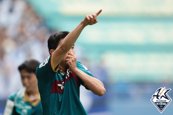 대전하나시티즌 유강현이 이적 20경기 만에 골을 터트렸다. [사진=한국프로축구연맹]