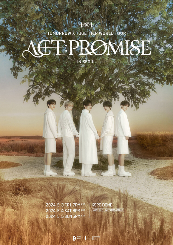 투모로우바이투게더 'ACT PROMISE' 서울 공연 포스터 [사진=빅히트뮤직]