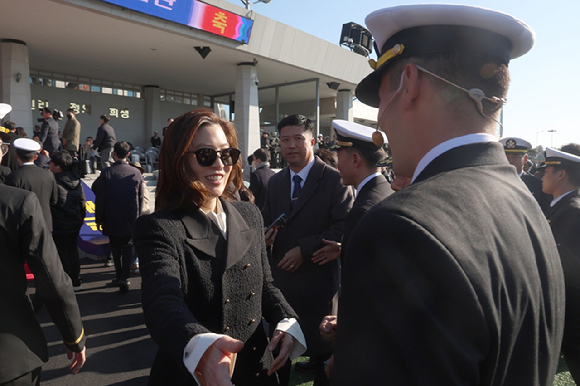 임세령 대상홀딩스 부회장이 28일 경남 창원시 진해구 해군사관학교에서 열린 ''에 참석하고 있다. 2025.11.28 [사진=연합뉴스]