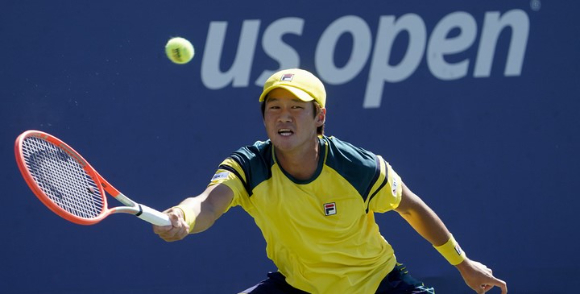 한국 테니스 간판 스타 권순우가 ATP 투어 500 대회인 라쿠텐 일본오픈 단식 3회전에서 승리를 거두며 4강 진출에 성공했다. 사진은 US오픈 당시 상대가 시도한 스토로크를 리턴하고 있는 권순우다. [사진=뉴시스]