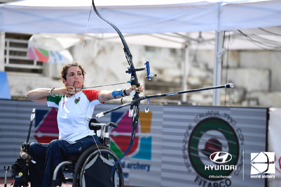 현대차가 후원하고 있는 세계양궁연맹 주관 경기 장면. [사진=현대자동차]