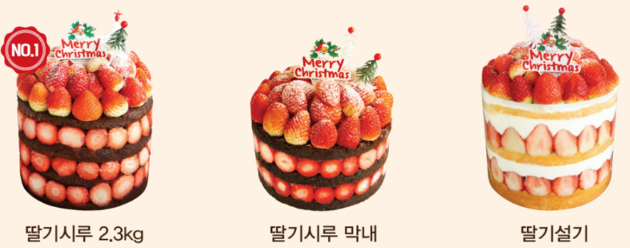 성심당 딸기시루 케이크 [사진=성심당 홈페이지, 인스타그램]