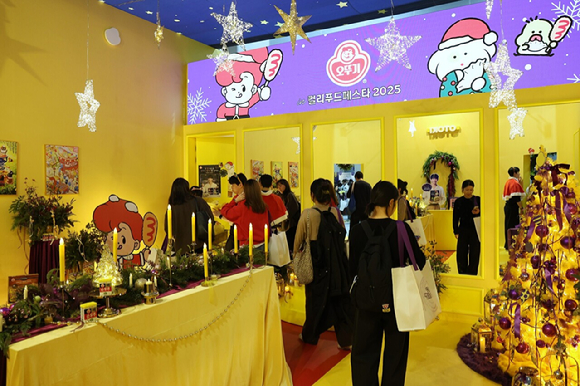 컬리푸드페스타2025 오뚜기 부스 내부. [사진=오뚜기]