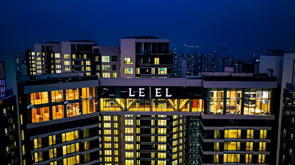 '잠실 르엘' 스카이브릿지 전경. [사진=롯데건설]