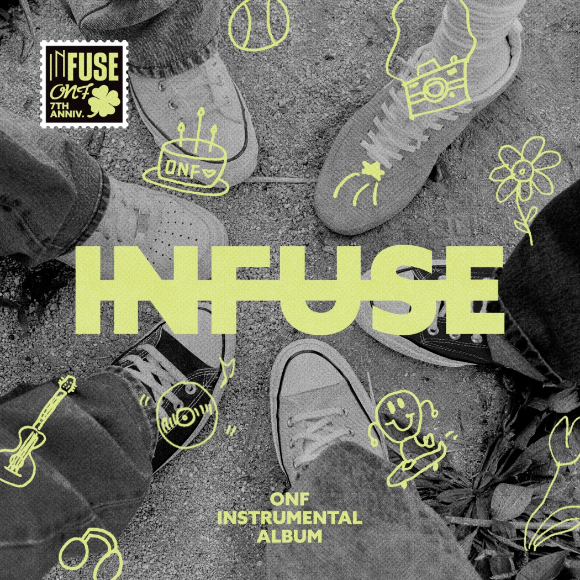 온앤오프 'INFUSE' 온라인커버. [사진=알비더블유, WM엔터테인먼트]