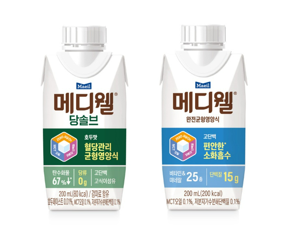 메디웰 신제품 2종. [사진=매일유업]