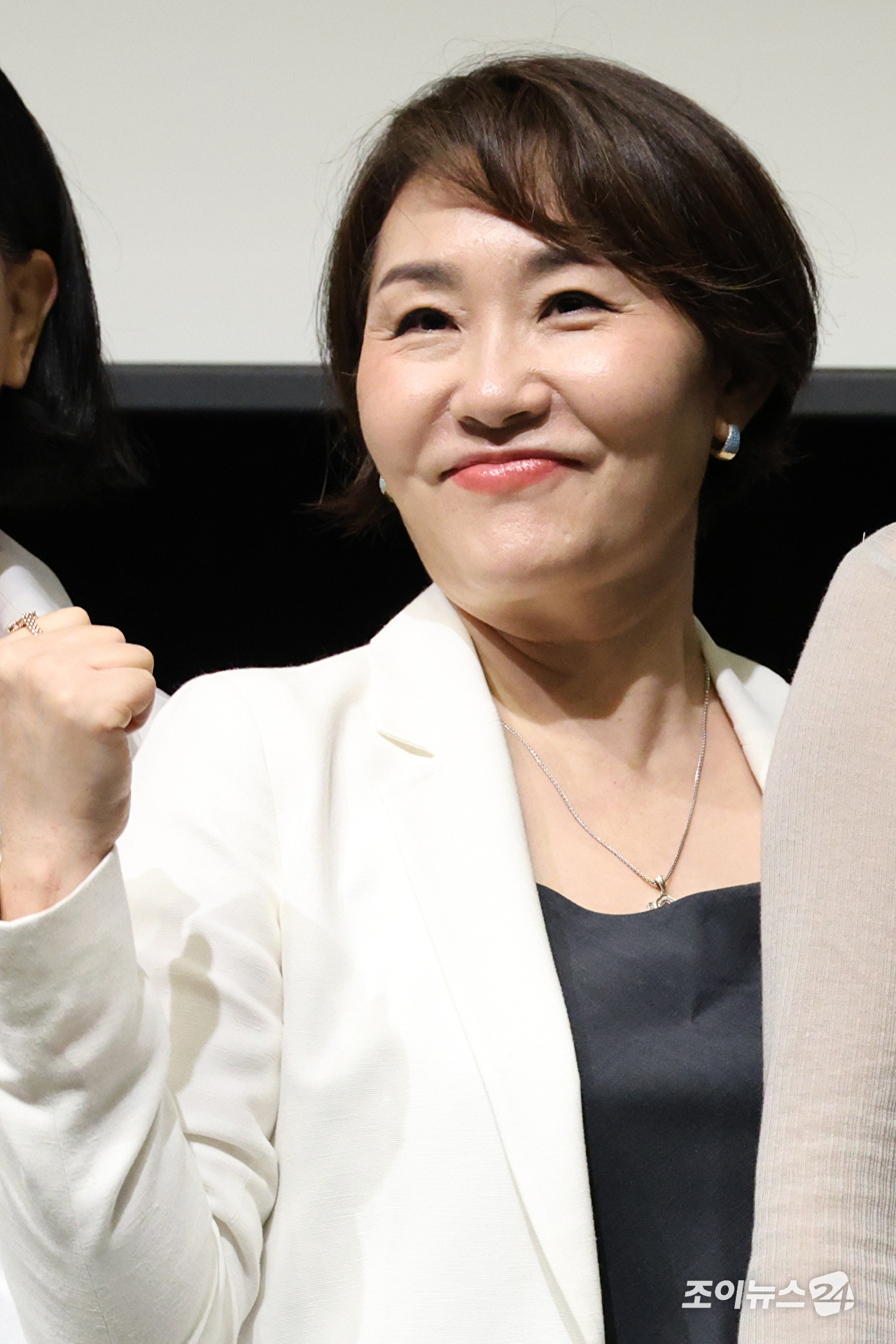 배우 황정원이 20일 오후 서울 강남구 자곡동 더샵갤러리에서 진행된 연극 '욕망이라는 이름의 전차' 제작발표회에 참석해 소감을 말하고 있다. [사진=문수지 기자]