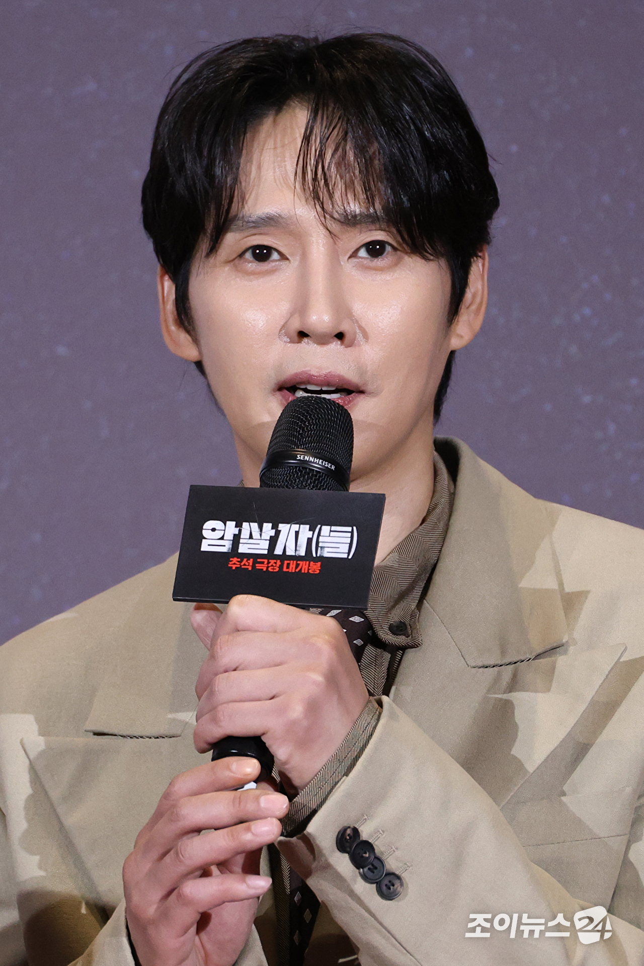 배우 박성훈이 31일 서울 강남구 삼성동 메가박스 코엑스점에서 진행된 영화 '암살자(들)'(감독 허진호) 쇼케이스에 참석하고 있다. [사진=문수지 기자]