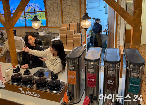 팀홀튼 밴프타운 성수점 전경. [사진=설래온 기자 ]