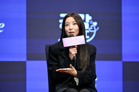 '공감세포' 제작발표회에 참석한 배우 김명수 [사진=라이프타임 ]