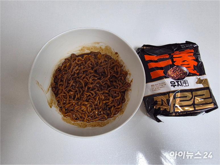 삼양식품 짜르르. [사진=전다윗 기자.]