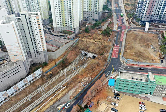 서대문구 북아현 과선교. [사진=서대문구]