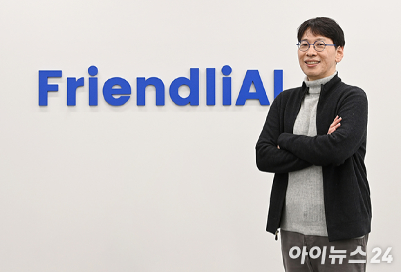 전병곤 프렌들리AI 대표가 30일 서울 강남구 프렌들리AI 사옥에서 아이뉴스24와 인터뷰를 하고 있다. [사진=곽영래 기자]