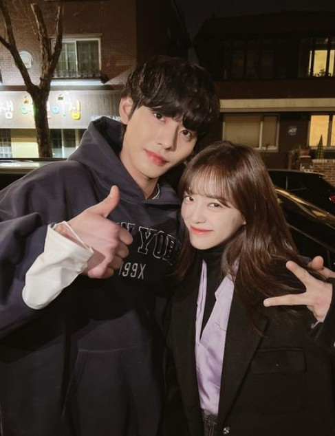 김세정 안효섭 [사진=김세정 SNS]