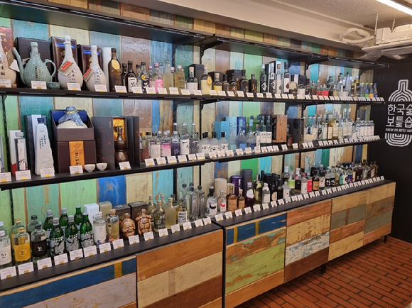 서울에 위치한 전통주 보틀숍 전경 [사진=한국전통민속주협회]