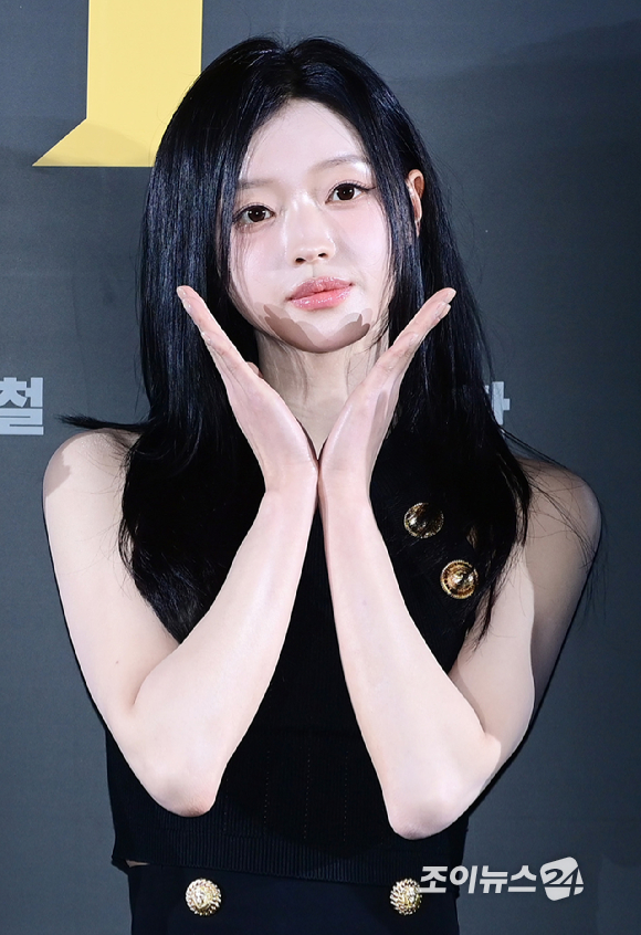 오마이걸 유아가 16일 오후 서울 강남구 삼성동 코엑스 메가박스에서 열린 영화 '프로젝트 Y'(감독 이환) 제작보고회에 참석하고 있다. [사진=정소희 기자]