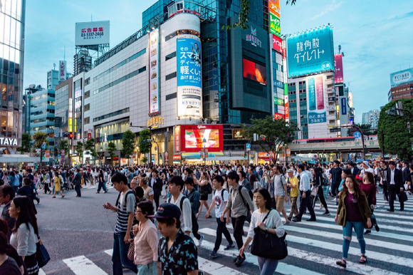 지난해말 기준 일본내 외국인 거주자ㅛㅜ 1위는 중국이며, 한국은 3위를 기록했다. 사진은 일본 도쿄 거리. 기사와 직접적인 관련은 없음. [사진=pixabay]