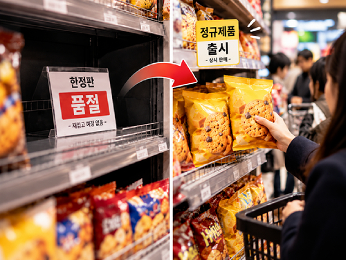 식품업계에서 '한정판'의 경계가 흐려지고 있다. 사진은 AI 생성 이미지로, 본 기사 내용과 무관. [사진=챗GPT]