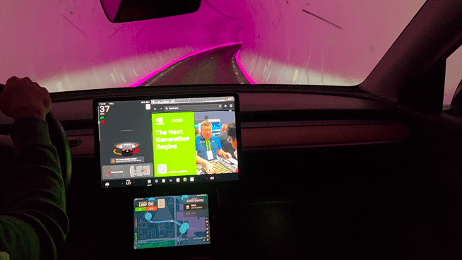 "지하 동굴?" 베가스 루프 진입을 위해 지하로 내려가는 중. [사진=박지은 기자]