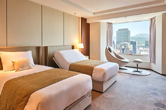 롯데호텔 서울의 웰니스 전용 객실. [사진=롯데호텔 서울]