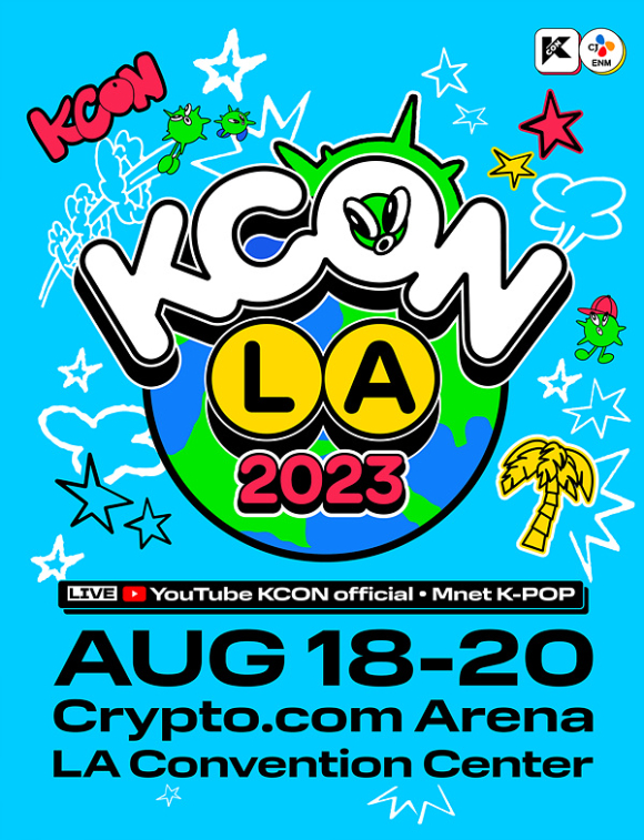 'KCON LA 2023' 포스터 [사진=CJ ENM]