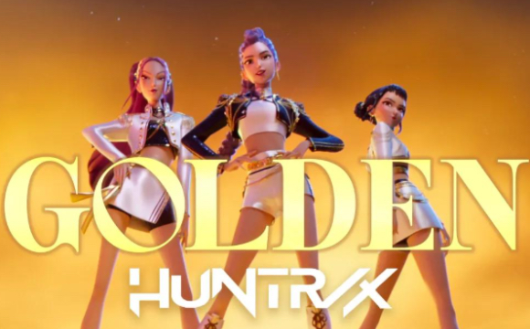 케이팝 데몬 헌터스의 호랑이 캐릭터 '더피'와 주인공 '루미' [사진=넷플릭스]