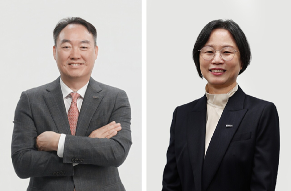 정웅제 신임 부사장, 박경숙 신임 부사장. [사진=보령 제공]
