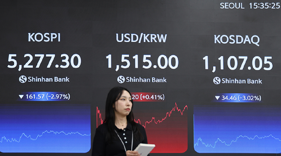 신한은행 본점 현황판(2026년 3월 30일 15시 30분 기준) [사진=신한은행]