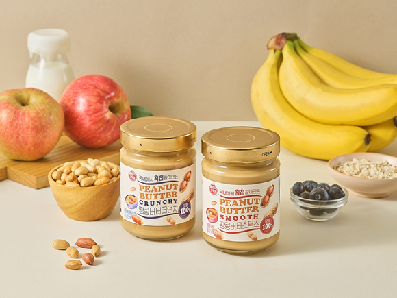 100% 땅콩버터 2종. [사진=오뚜기 제공]