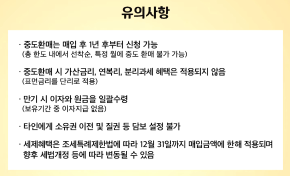 투자 시 유의사항