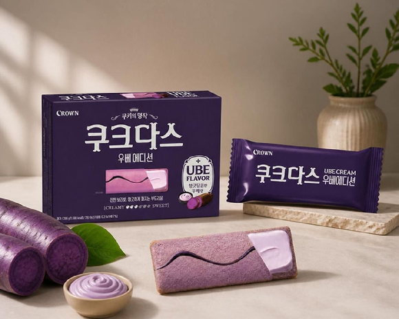 우베 시리즈 5종. [사진=롯데웰푸드]