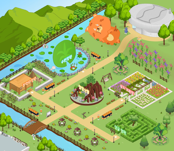 국립백두대간수목원 시드볼트 메타버스 전경 [사진=한국수목원정원관리원]