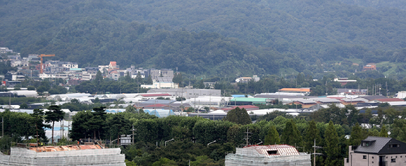 2018년 경기도 과천 그린벨트 지역 [사진=뉴시스]