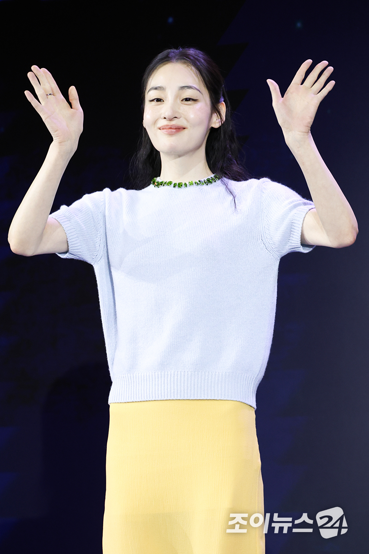 배우 김민하가 28일 오전 서울 영등포구 여의도 페어몬트 앰배서더 서울 호텔에서 진행된 넷플릭스 '꿀알바' 제작발표회에 참석해 포즈를 취하고 있다. [사진=문수지 기자]