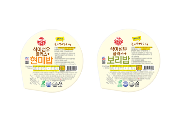 식이섬유 플러스 현미밥&middot;보리밥. [사진=오뚜기]