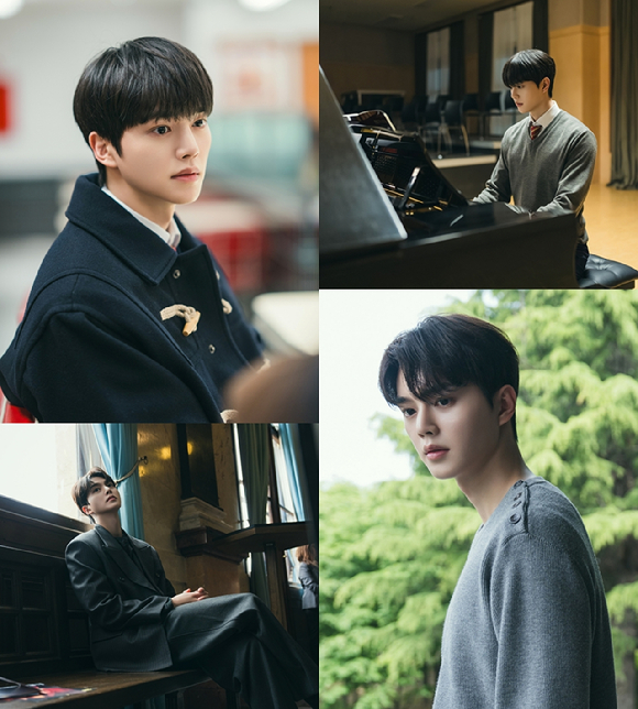 배우 송강이 tvN 드라마 '포핸즈'에서 열연하고 있다. [사진=tvN]