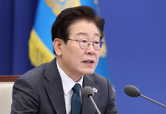 이재명 대통령이 7일 청와대 여민관에서 열린 수석보좌관회의에서 발언하고 있다. 2026.5.7 [사진=연합뉴스]