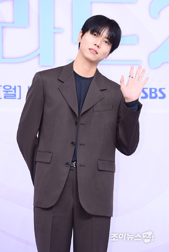 방송인 주우재가&nbsp;30일 오전 서울 양천구 목동 SBS 사옥에서 열린&nbsp;SBS 오디션 프로그램 '우리들의 발라드 2' 제작발표회에서 참석 하고 있다. [사진=정소희 기자]