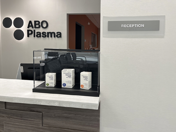 텍사스주에 개소한 라레도 혈장센터 내부 사진. [사진=GC녹십자]