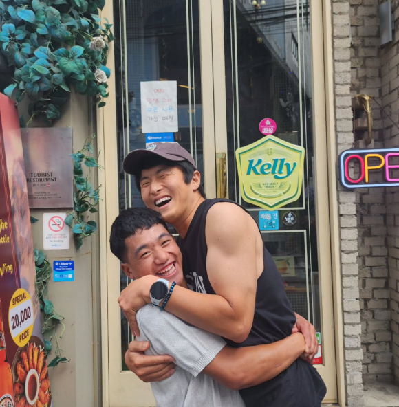 기안84가 타망, 라이를 한국에서 만났다. [사진=기안84 인스타그램]